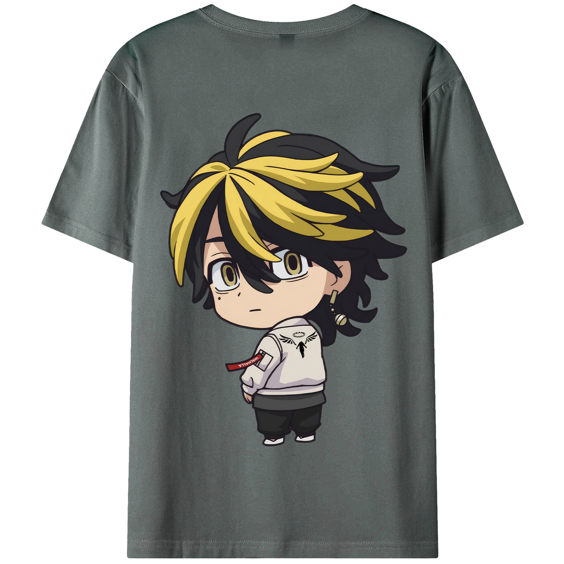 （画像用） 東京リベンジャーズ Tokyo Revengers 綿100％半袖Tシャツ（背面プリント）